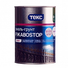 ТЕКС Грунт-Эмаль РжавоStop белый 0,9 кг (14шт/уп)
