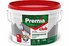 ЯРКРАСКИ Шпатлевка PREMIA CLUB выравнивающая для внутренних работ, 3,5 кг (4шт/уп)