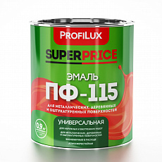 Profilux Эмаль ПФ-115  SUPERPRICE  белая   0,9кг (14шт/уп)