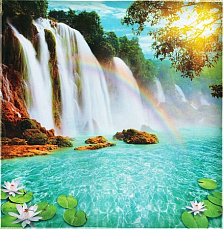 Фотообои Радужные водопады №73 1960*2010мм (6 листов)