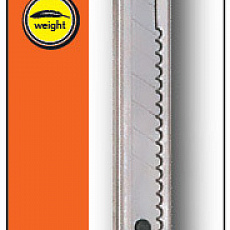 Нож 9мм, выдвижное сегментированное лезвие, стальной корпус, Standard 217