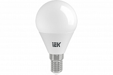 Лампа LED G45 шар 5Вт 230В 3000К E14 IEK